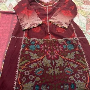 Pakistani brand new 3 piece winter khadder dress size medium to large